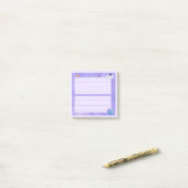 Post-it® Joli bloc-notes violet galaxie pour l'astronaute à (Sur un bureau)