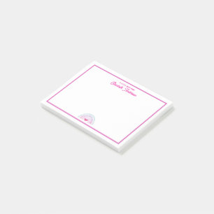 Post-it® Joli Bohème Arc-en-ciel Personnalisé Coloré