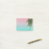 Post-it® Joli BokehTropical, Palm Tree, Personnalisé (Sur un bureau)
