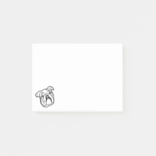 Post-it® Joli Bouledogue Britannique Personnalisé