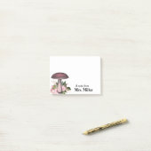 Post-it® Joli bouquet de champignons Notes personnalisées (Sur un bureau)