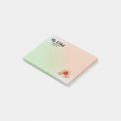 Post-it® Joli Bouquet Floral Aquarelle M & Mme (Incliné)
