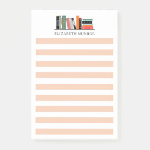 Post-it® Joli cahier personnalisé amateur de livres
