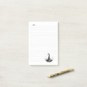 Post-it® Joli Casquette sorcier simple (Sur un bureau)