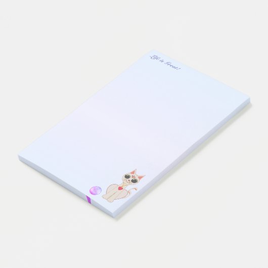 Post-it® Joli Chat Beige (Incliné)