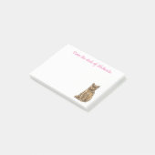 Post-it® Joli Chat Chaton Brun (Incliné)