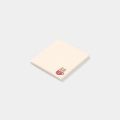 Post-it® Joli chat de dessin animé dans une tasse de café b (Incliné)