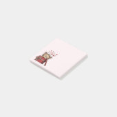 Post-it® Joli chaton de dessin animé dans une boîte avec de (Incliné)