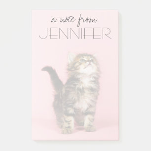Post-it® Joli chaton rose