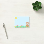Post-it® Joli chaton sur fond bleu clair (Bureau)