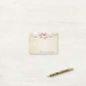 Post-it® Joli Chic, Fleur (Sur un bureau)