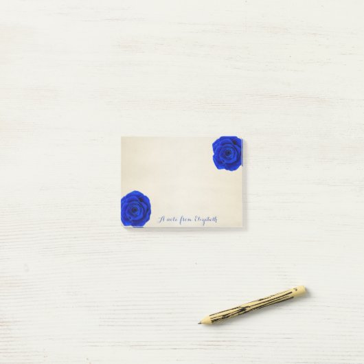 Post-it® Joli Chic, Rose Bleu (Sur un bureau)