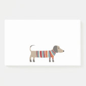 Post-it® Joli chien saucisse Dachshund (Devant)