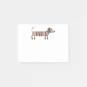Post-it® Joli chien saucisse de dachshund (Devant)