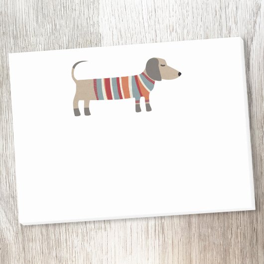 Post-it® Joli chien saucisse de dachshund