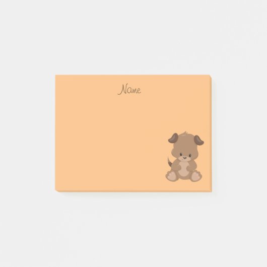 Post-it® Joli chiot Brown (Devant)