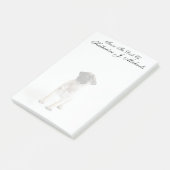 Post-it® Joli chiot Carlin (Incliné)