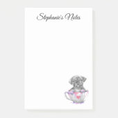 Post-it® Joli Chiot En Coupe (Devant)