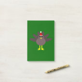 Post-it® Joli Christmas Turkey Post it note Pad (Sur un bureau)