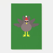 Post-it® Joli Christmas Turkey Post it note Pad (Devant)