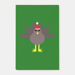 Post-it® Joli Christmas Turkey Post it note Pad