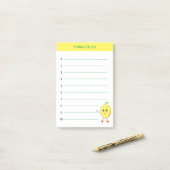 Post-it® Joli citron à faire (Sur un bureau)