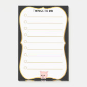 Post-it® Joli Cochon À Faire Liner (Devant)