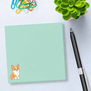 Post-it® Joli Corgi Chien Vert
