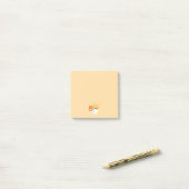 Post-it® Joli Corgi Romantique (Sur un bureau)