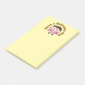 Post-it® Joli Donut Dessin Animé, Profitez D'une Journéé Pl (Incliné)