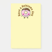Post-it® Joli Donut Dessin Animé, Profitez D'une Journéé Pl (Devant)