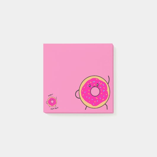 Post-it® Joli Donut Novelty Rose (Devant)