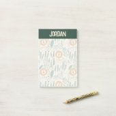 Post-it® Joli Doodle Lion Jungle Rainforest Motif (Sur un bureau)