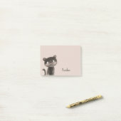 Post-it® Joli Douce Panthère Animal (Sur un bureau)