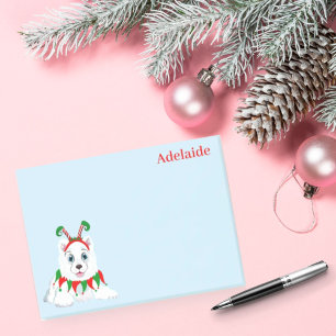 Post-it® Joli Elfe Samoyé Avec Fantastique Headband.