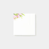 Post-it® Joli En Aquarelle Rose Fleurs (Devant)