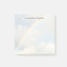 Joli esthétique arc-en-ciel Papier à points Person