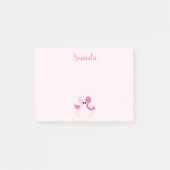 Post-it® Joli Flamant rose rose (Devant)