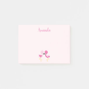 Post-it® Joli Flamant rose rose