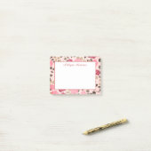 Post-it® Joli floral (Sur un bureau)