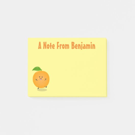 Post-it® Joli fruit orange dansant (Devant)