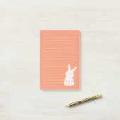 Post-it® Joli lapin (Sur un bureau)