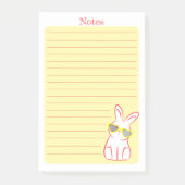 Post-it® Joli lapin curieux (Devant)