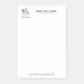 Post-it® Joli lapin de Pâques à vélo (Devant)