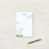 Post-it® Joli Lapin Lapin D'Été Assis Tous Les Jours (Sur un bureau)