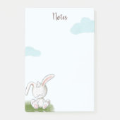 Post-it® Joli Lapin Lapin D'Été Assis Tous Les Jours (Devant)
