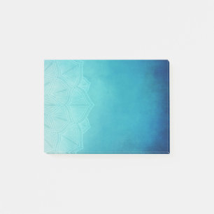 Post-it® Joli Mandala bleu Abstrait