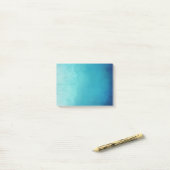 Post-it® Joli Mandala bleu Abstrait (Sur un bureau)