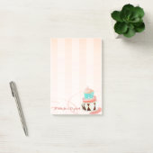 Post-it® Joli Mignon Élégant Féminin , Gâteau (Bureau)