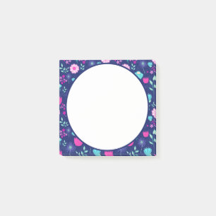 Post-it® Joli motif floral de fond